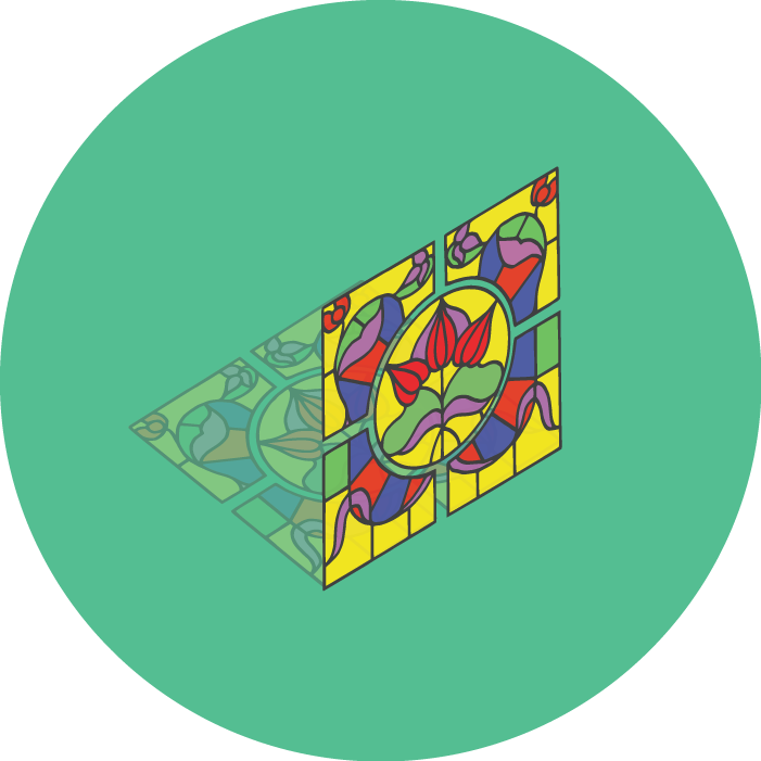 stained glass window