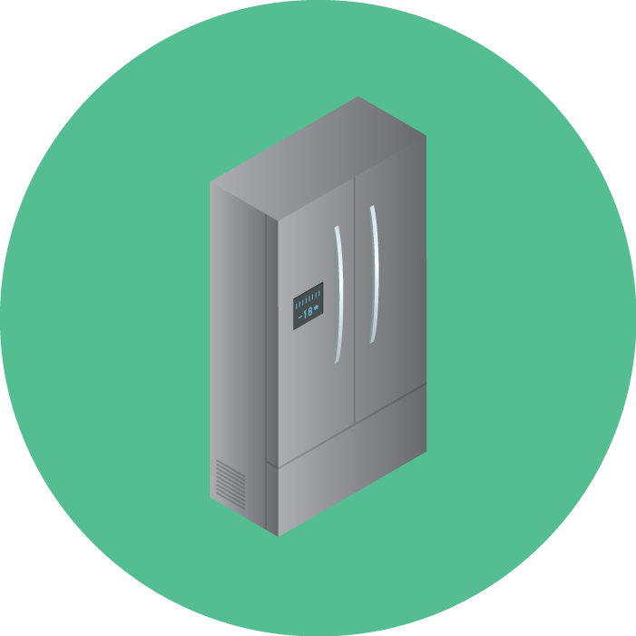 Stainless Steel Fridge Icon