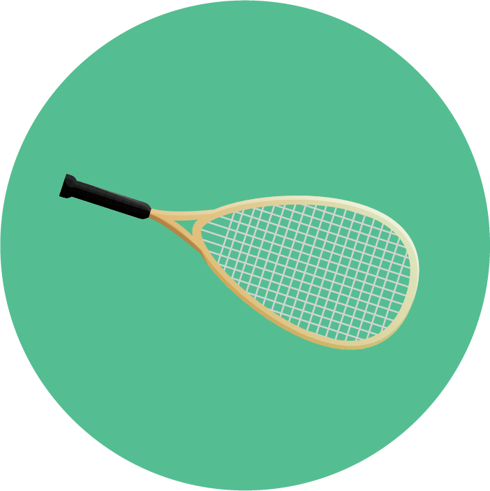 Squash Racket Icon